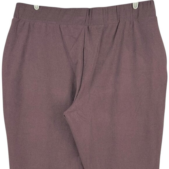 RBX Womens Peach Skin Plum Joggers Plus Size 2X Drawstring Waist Lightweight NWT - Picture 4 of 12